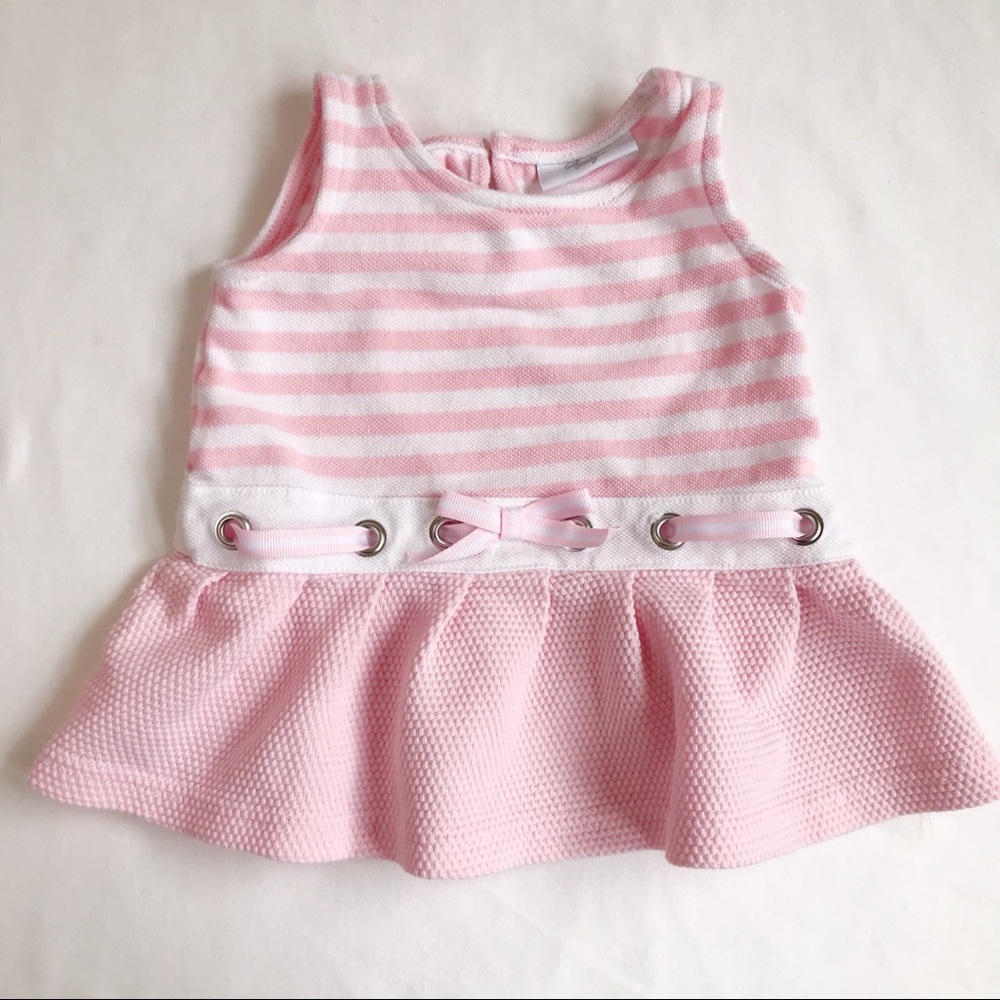 6/$20 Light Pink and White Sleeveless Dress